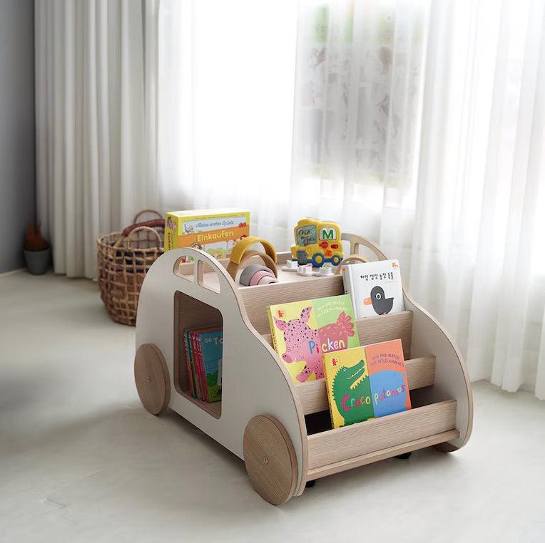 Количка за съхранение на играчки с пейка Minimal PlayTable